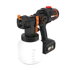 Front. WORX - 20V BL cordless paint sprayer.