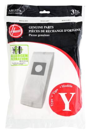 AH13270
PART# 43655109
3 Bags
Bolsas
Sacs
RESEALABLE
GENUINE PARTS
PIÈCES DE RECHANGE D'ORIGINE
Piezas genuinas
ALLERGEN FILTRATION MEDIA
Traps 99% dust and pollens down to 5 microns.
• Modelo
• Tipo
Y