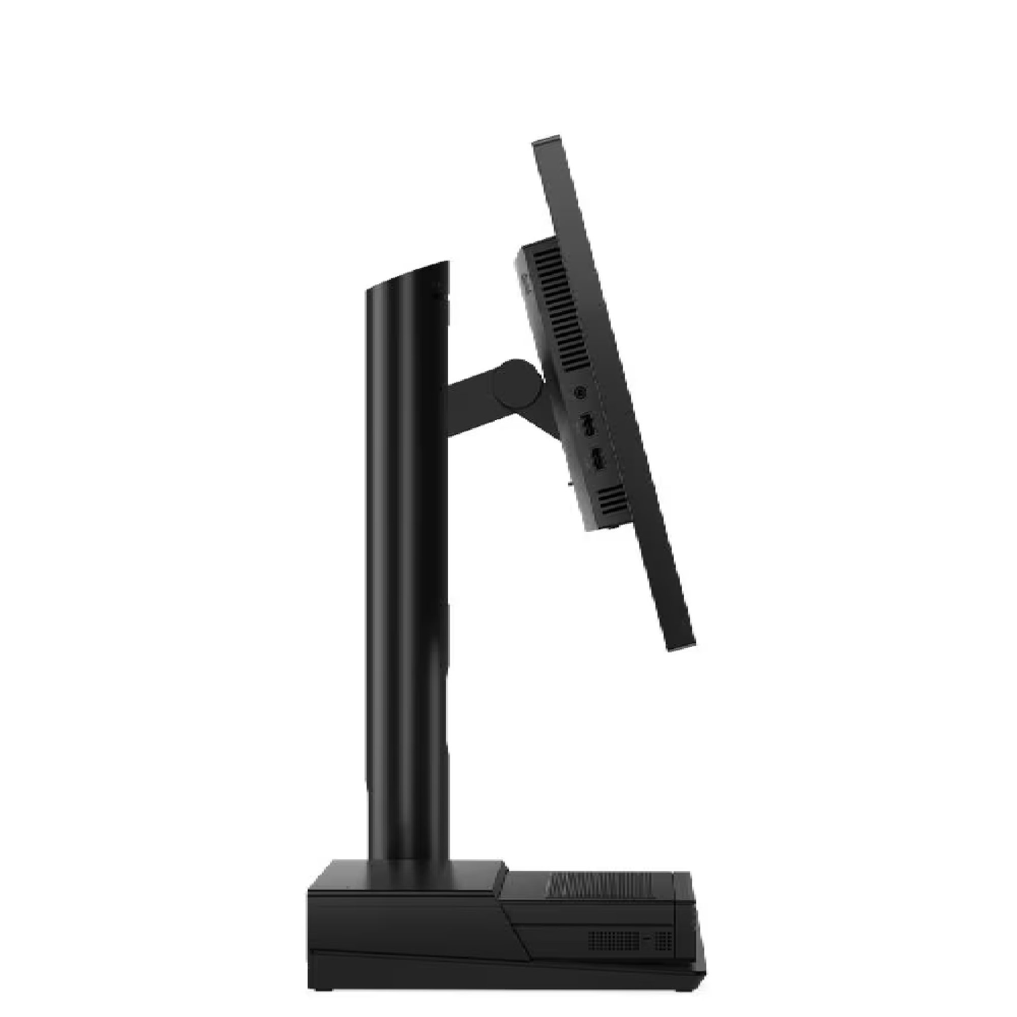 Left. Lenovo - Lenovo ThinkCentre TIO Flex 22i 23.8" Monitor 1920 x 1080 IPS 60Hz 4ms - Black.