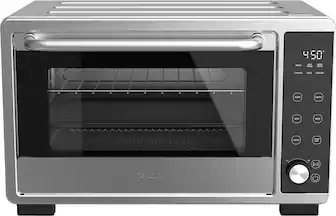 bella PRO - 6-Slice Air Fryer Toaster Oven (0.88 Cu. Ft.) - Stainless Steel
