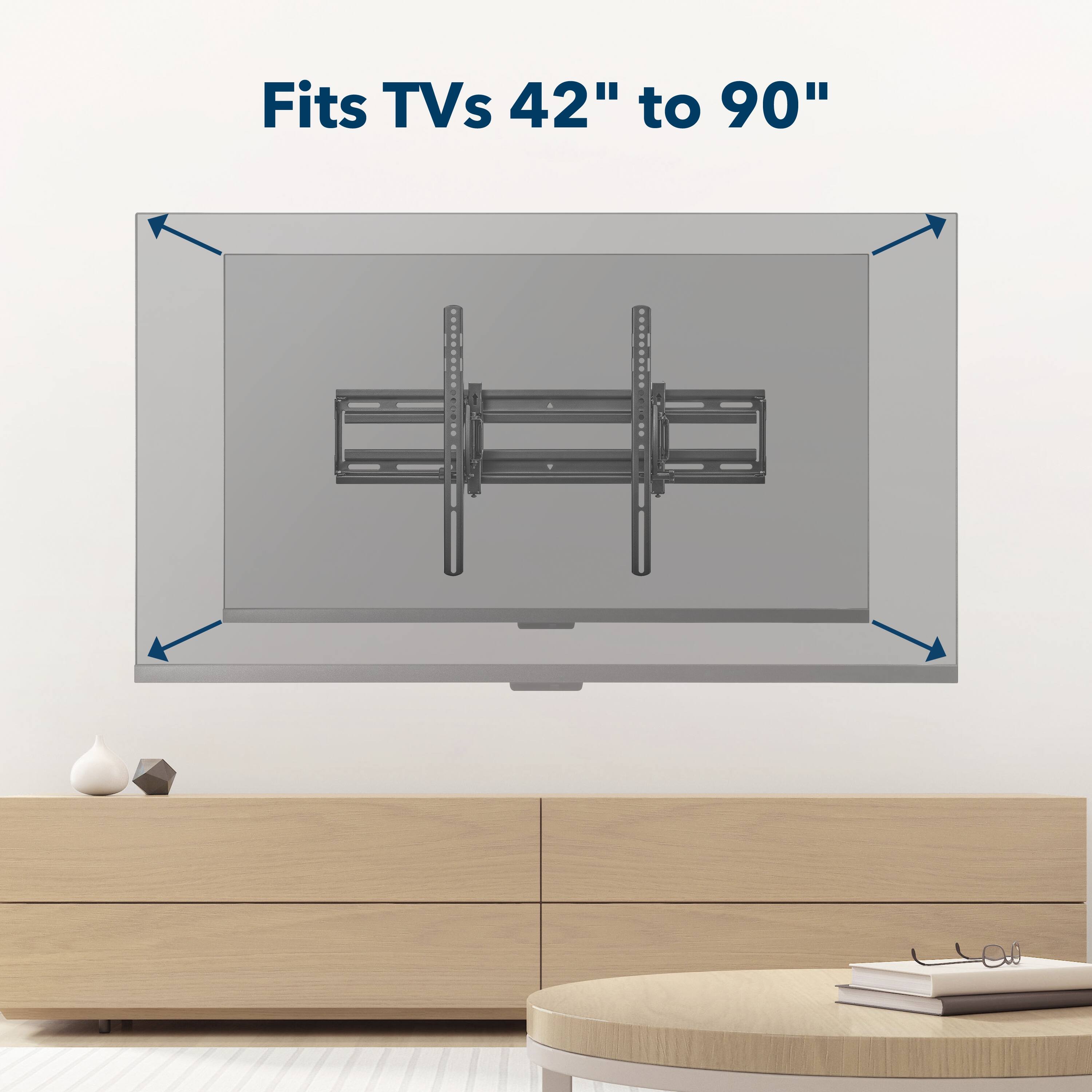 Fits TVs 42" to 90"