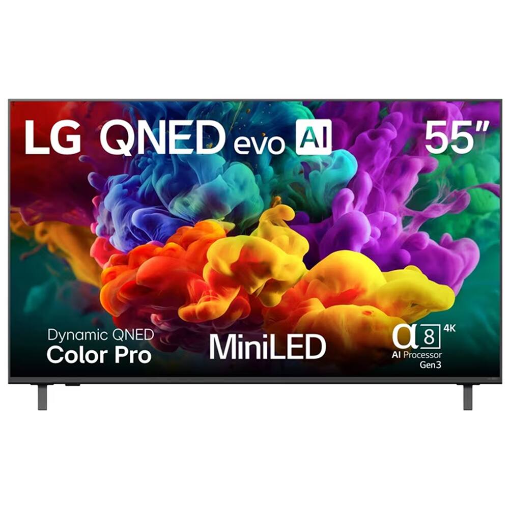 LG QNED evo AI 55" Dynamic QNED Color Pro MiniLED 4K α8 AI Processor Gen3