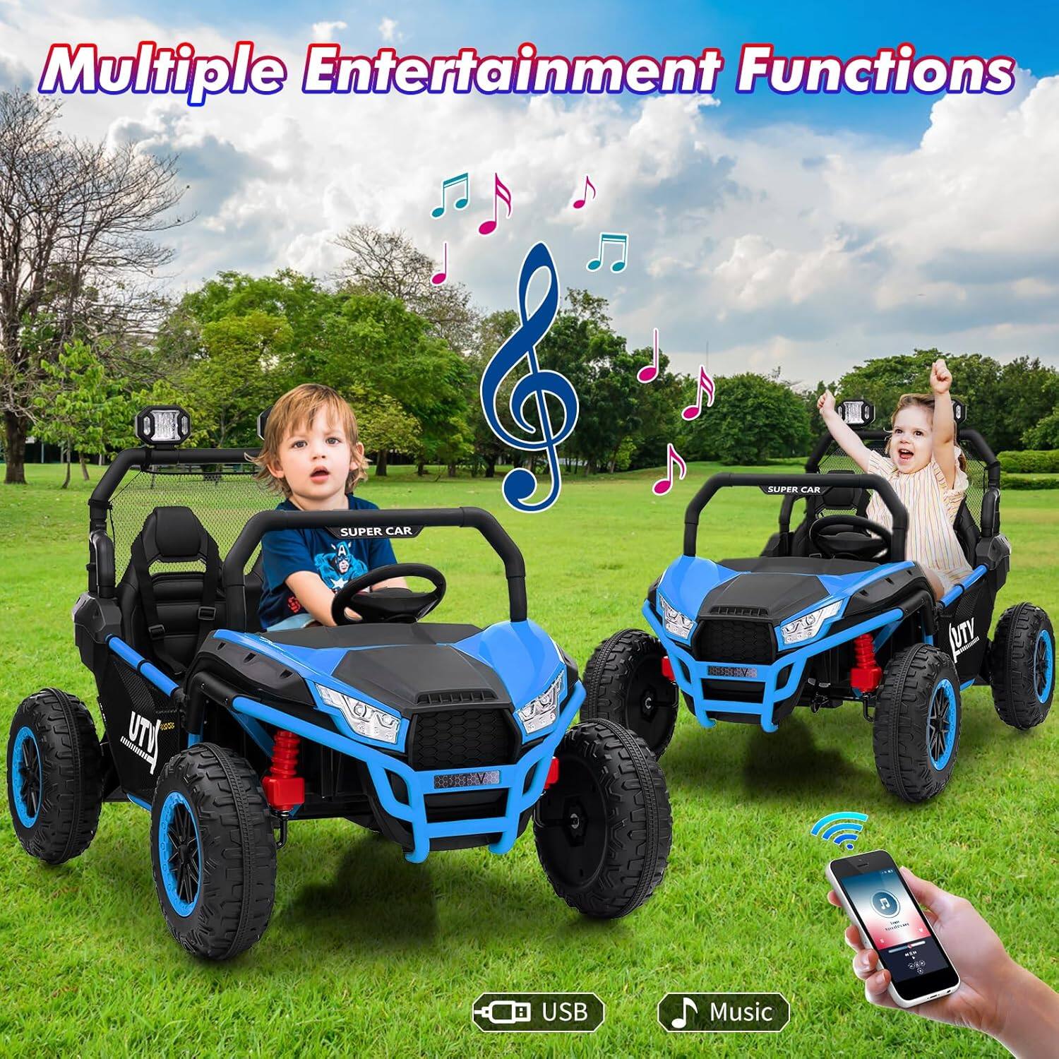 Multiple Entertainment Functions

USB Music