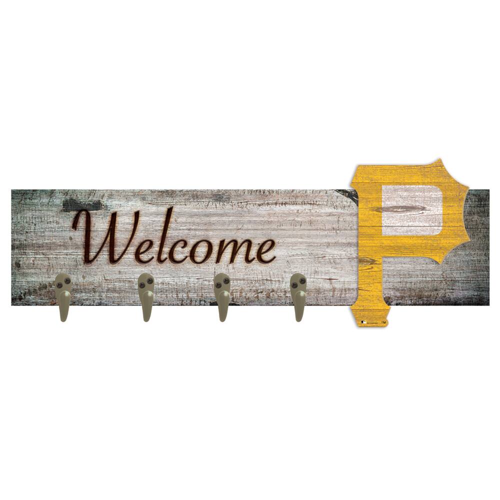 Pittsburgh Pirates 24" x 6" Mounted Coat Hanger