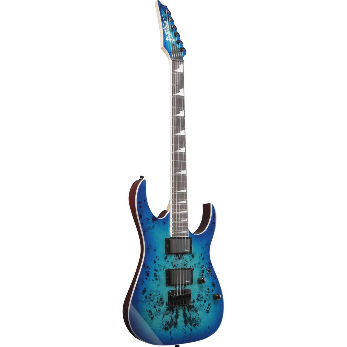 Alt View 2. Ibanez - Ibanez GRGR221PA Gio RG Electric Guitar, Aqua Burst.