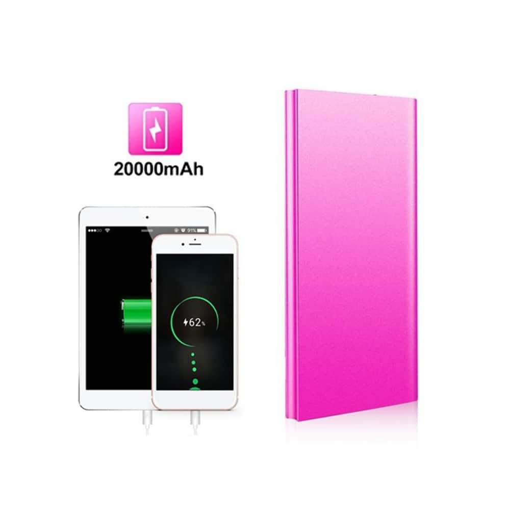 Loheer - 20000mAh portable charger for iOS and Android, dual port external battery pack