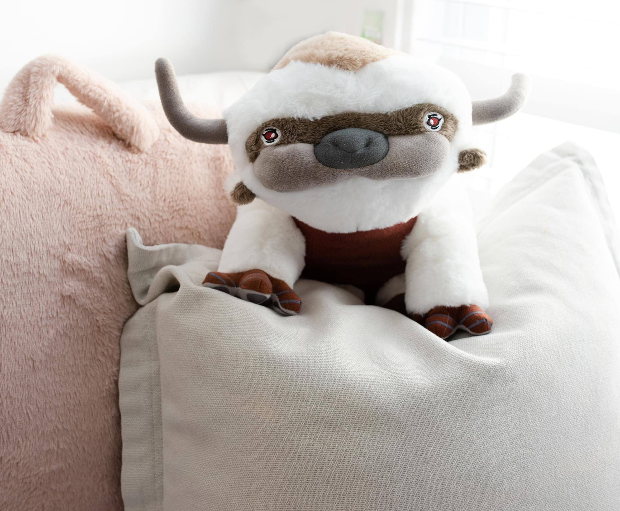 Alt View 2. Nickelodeon - Avatar: The Last Airbender 15-Inch Character Plush Toy | Appa - White.