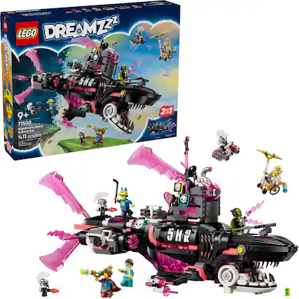 - 5H LEGO DREAMZZZ 2 IN 1 CIN 0 5 4R 5H4 K I
- 9+ 71500 Shark Nightmare Submarine 1413 pcs/pzs - 21 2 EN