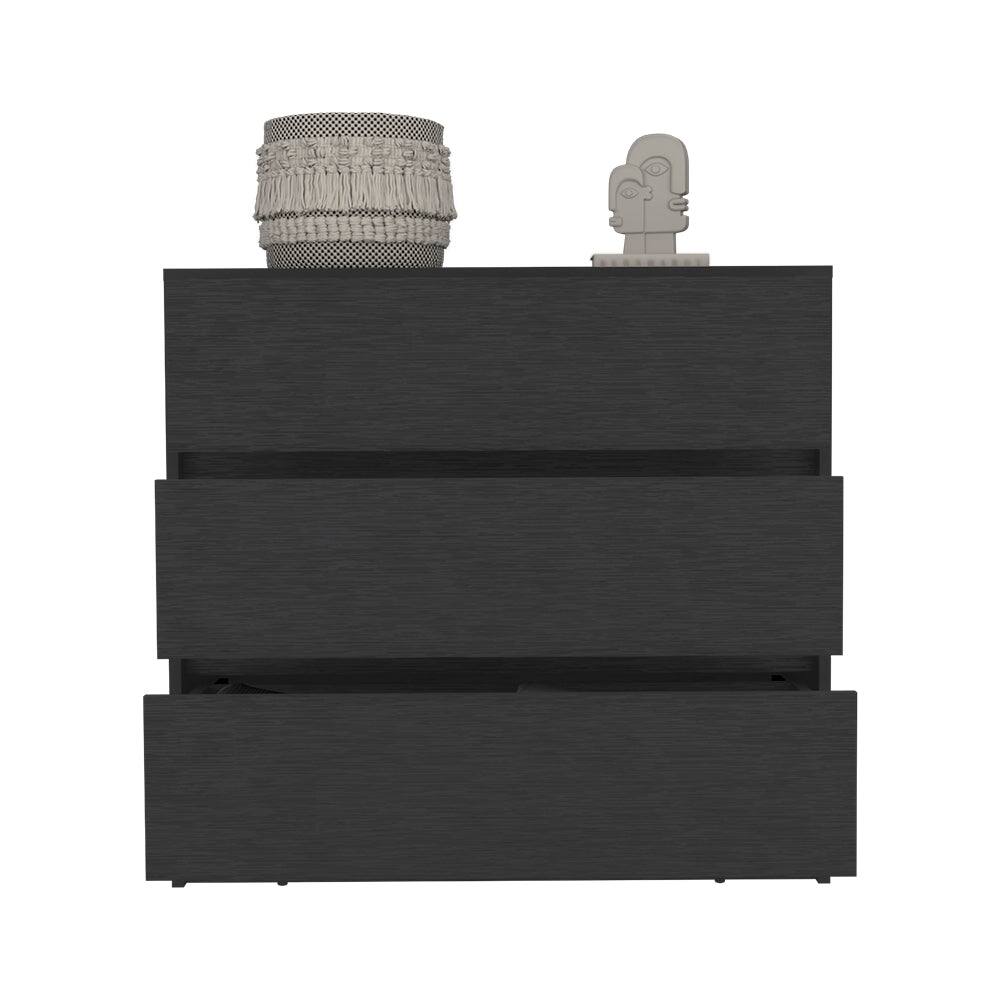 Back. Treevol Furniture - Dresser Maldus, Bedroom, Black - Black.