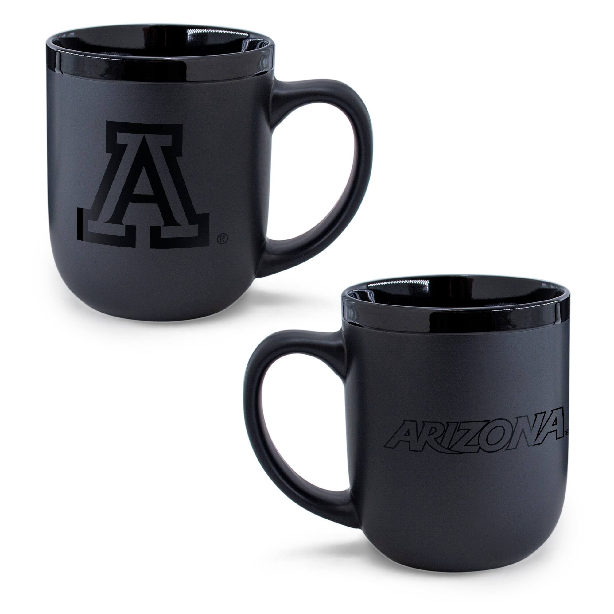 Alt View 2. WinCraft - Arizona Wildcats 17oz. Ceramic Mug - Black.