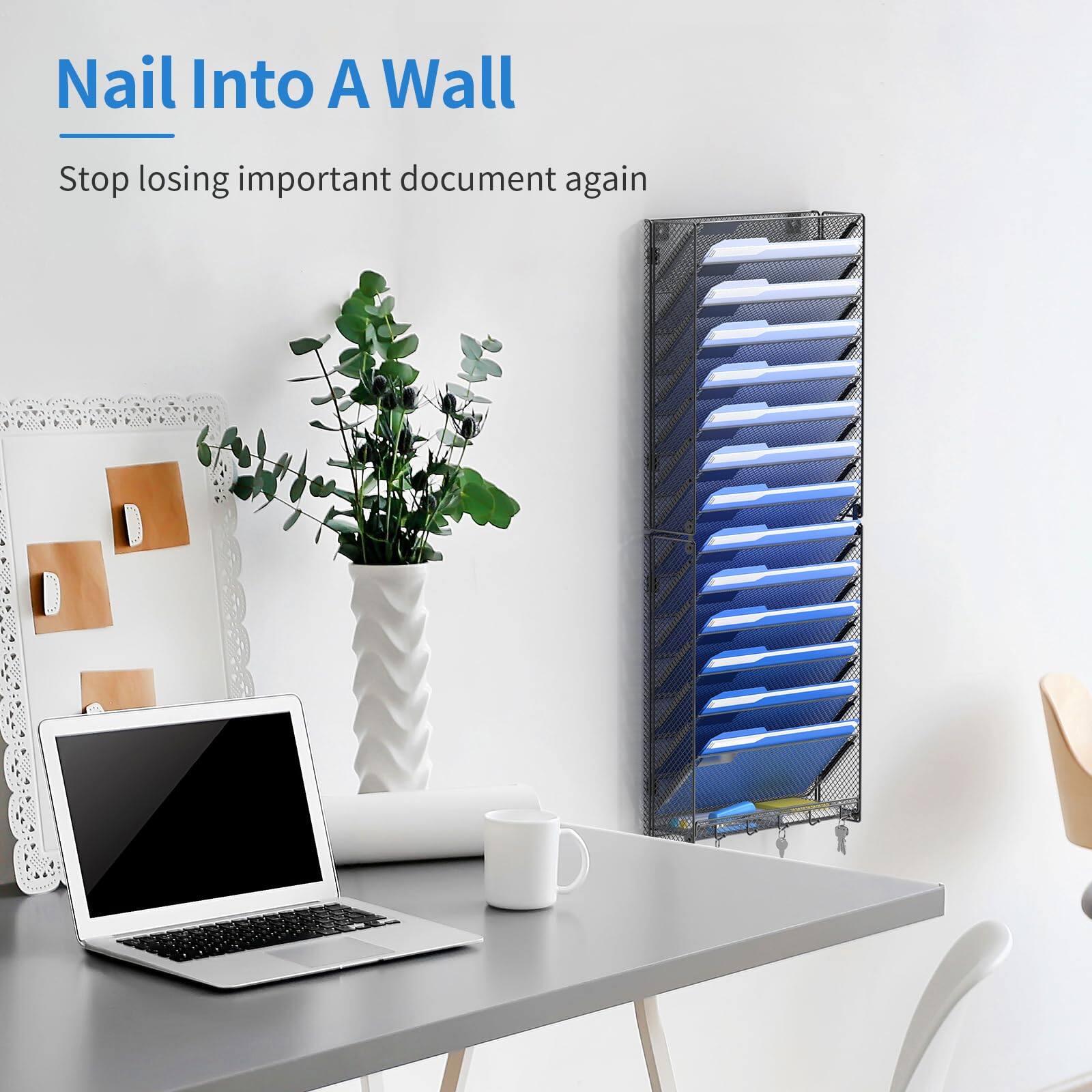 Nail Into A Wall  
Stop losing important documents again