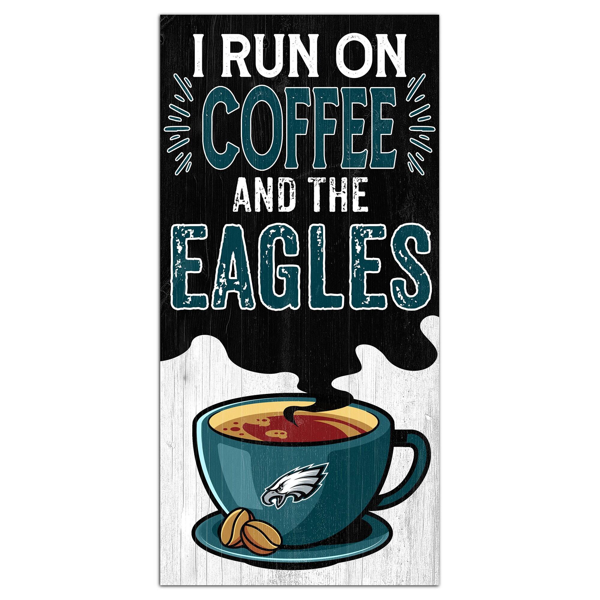 Philadelphia Eagles 6" x 12" Coffee Wall Art