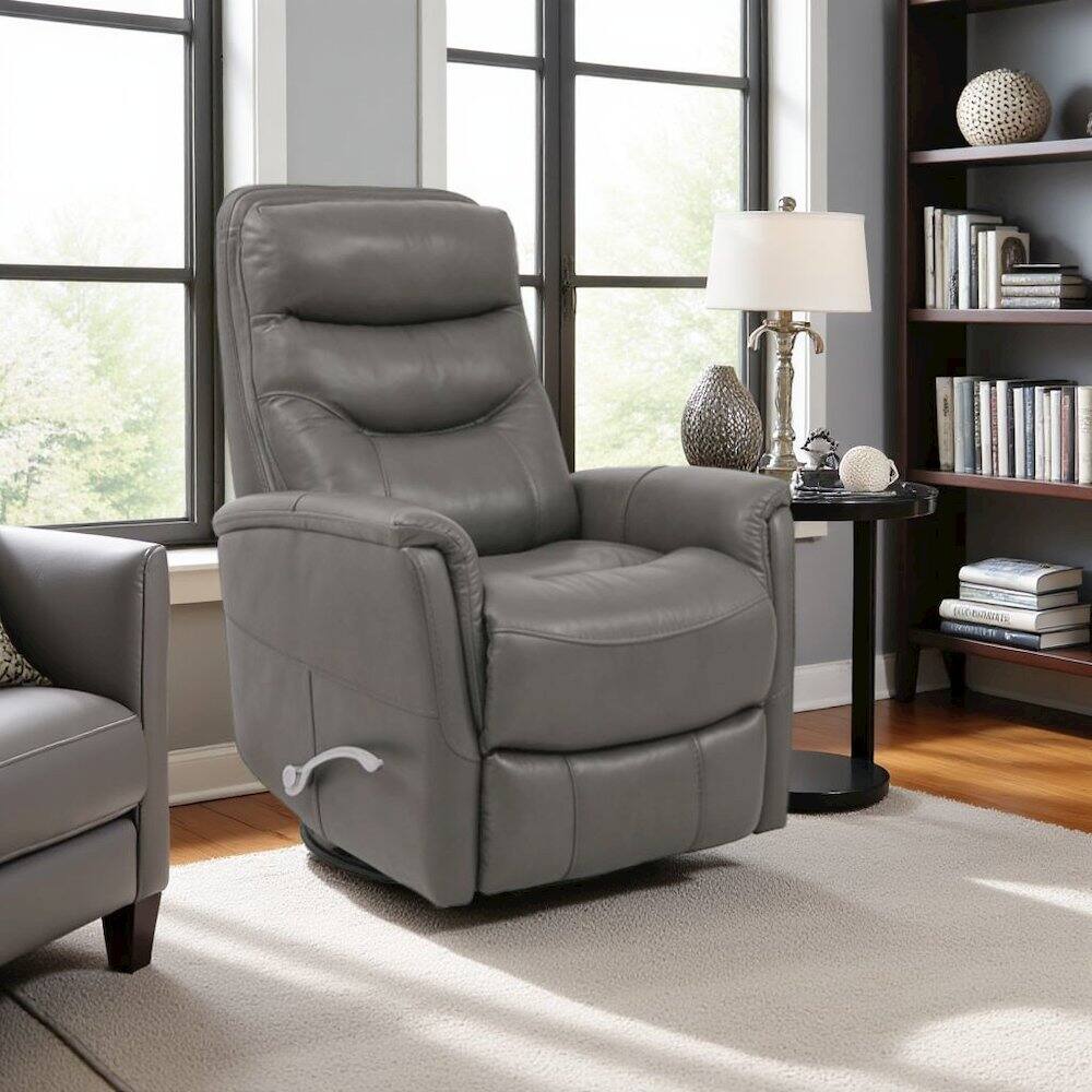Alt View 1. Starlight Canyon Home - Ice Recliner Nursery Glider – Elegant Boucle Chairs for Comfort - Dark Grey.