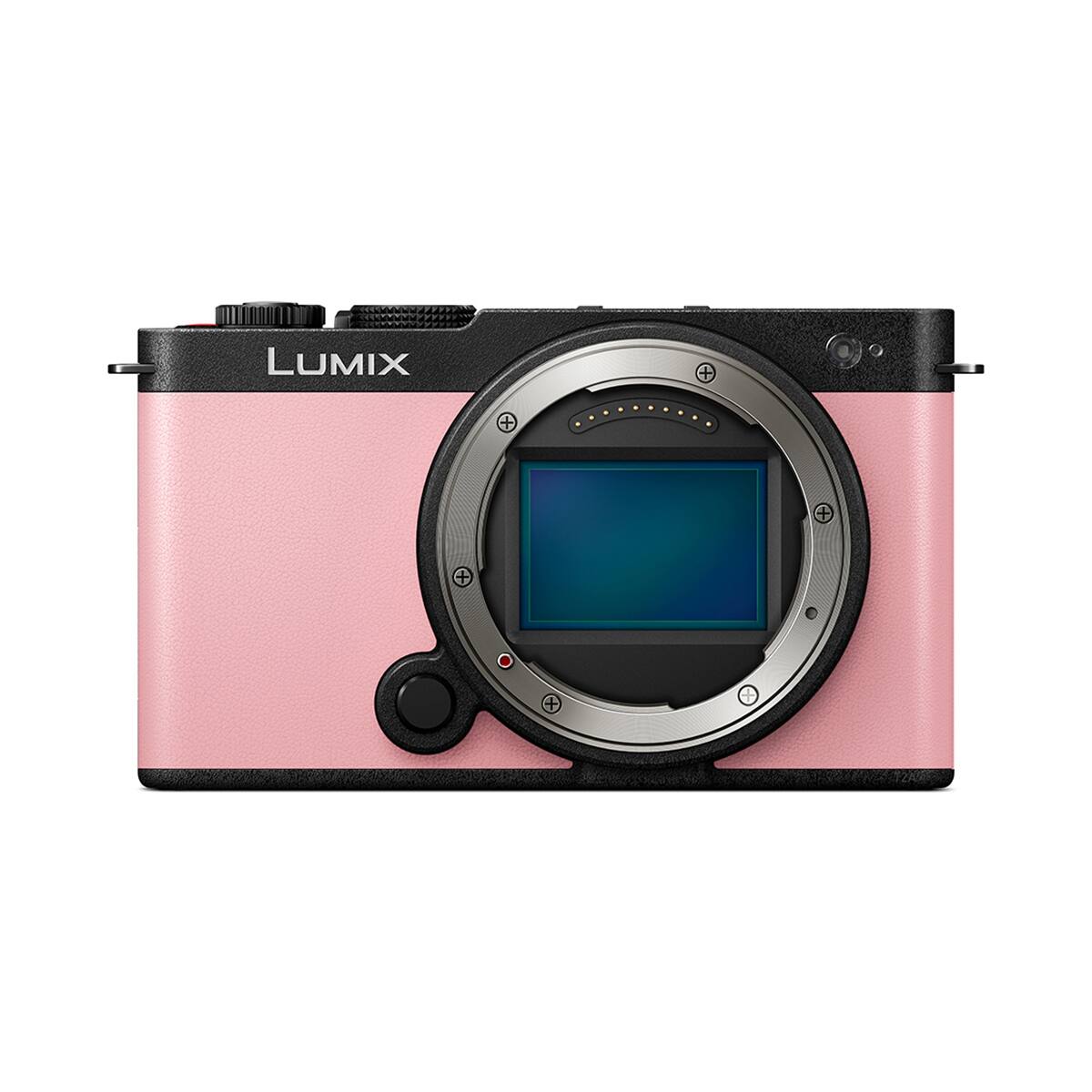 Alt View 1. Panasonic - Panasonic LUMIX S9 Mirrorless Camera, Pink, with Included Value.