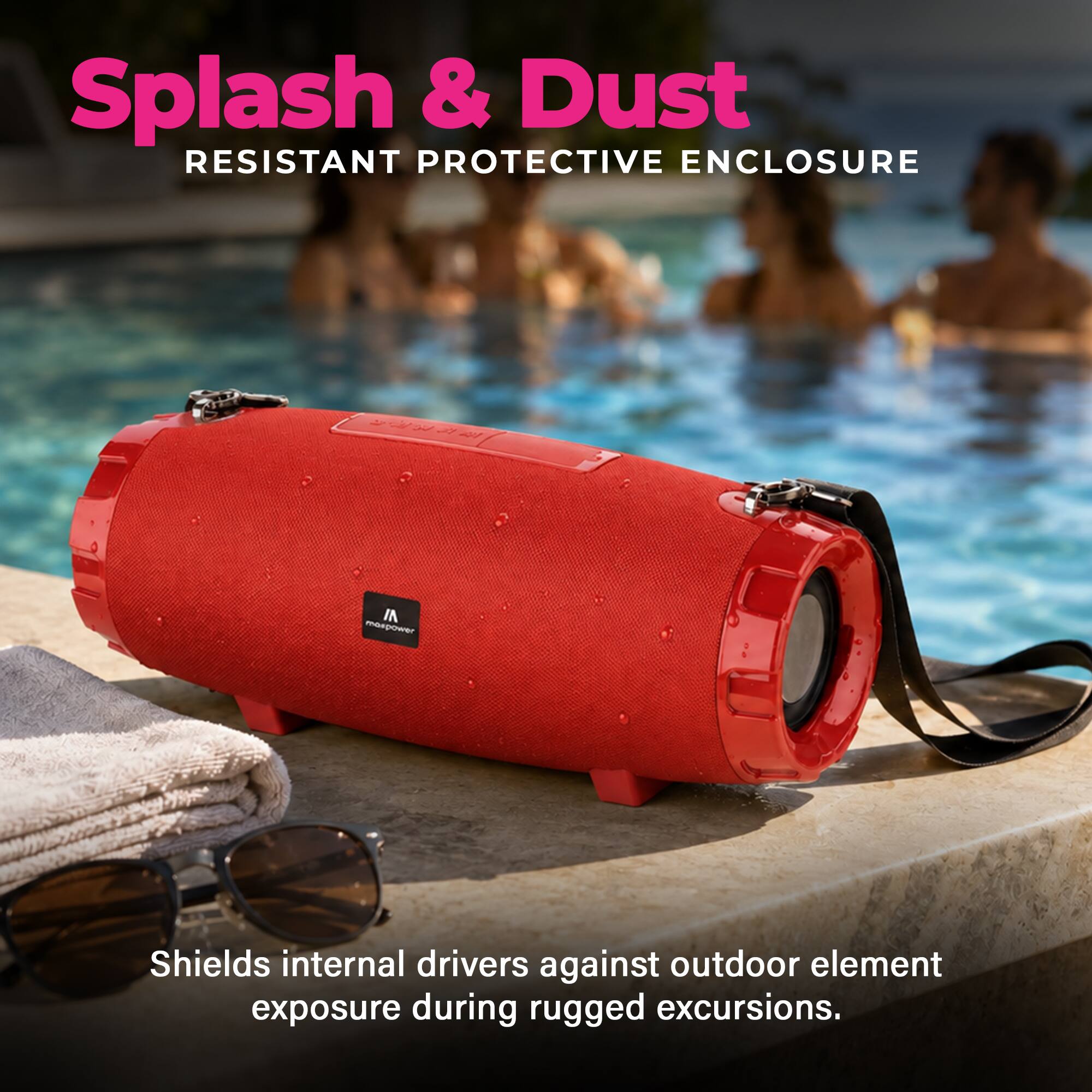 Splash & Dust RESISTANT PROTECTIVE ENCLOSURE

IN mospower

Shields internal drivers against outdoor element exposure during rugged excursions.