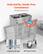 Grab and Go, Hands-Free Convenience
Automatic Rebound Door
- Self-closing > 90°
- Stay-open < 90°
Convenient LED Light
360° Swivel Casters