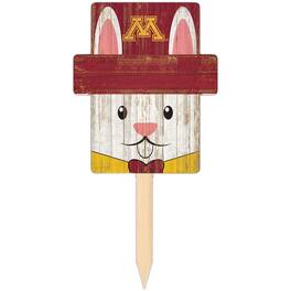 Fan Creations - Minnesota Golden Gophers 16" x 19" Easter Bunny Yard Stake - Multicolor