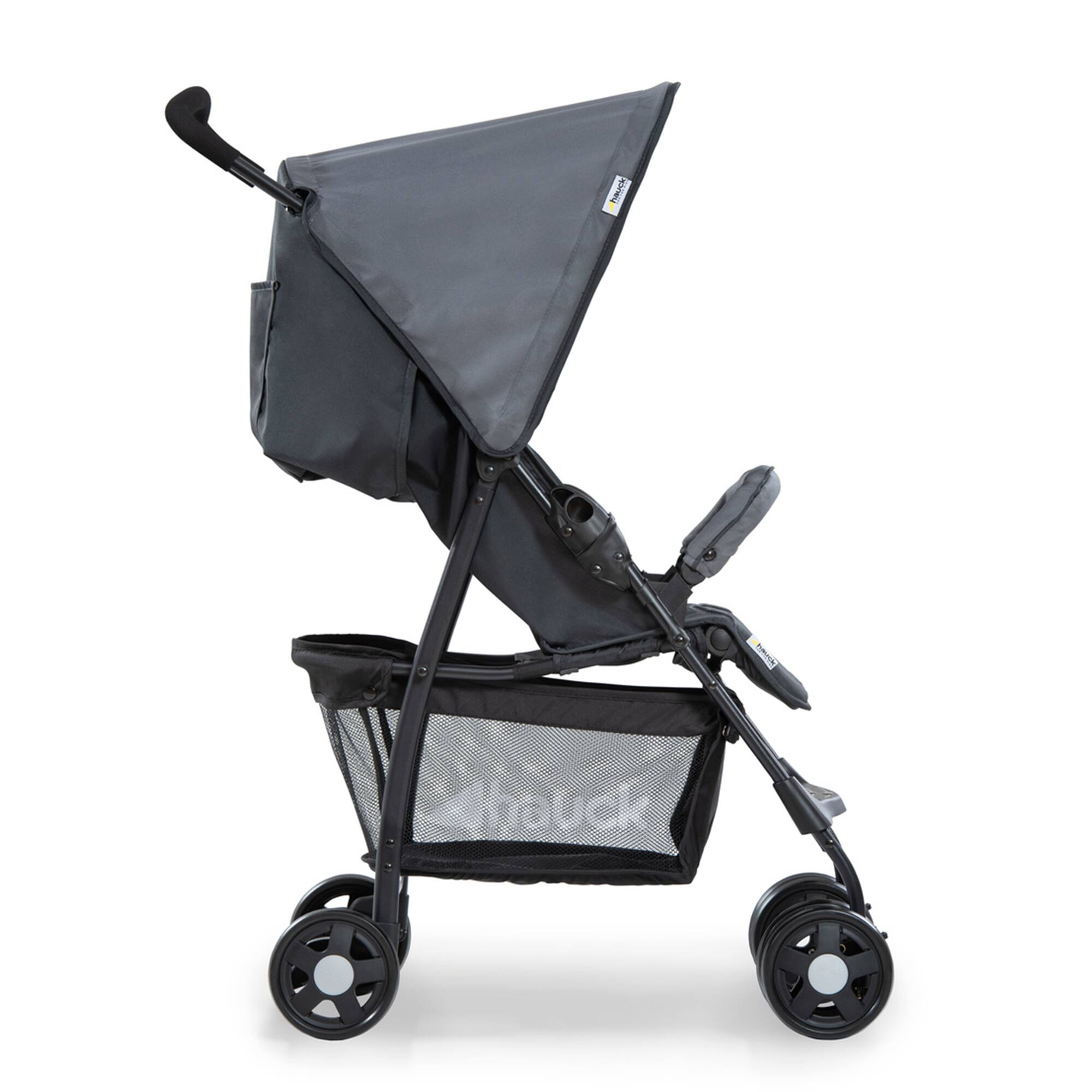 Alt View 5. hauck - hauck Sport T13 Lightweight Compact Foldable Stroller Pushchair, Charcoal Stone.