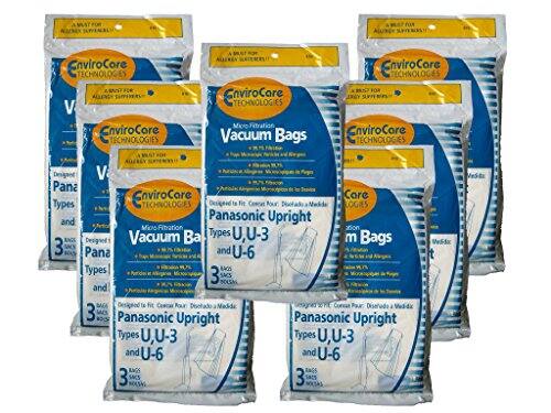 EnviroCore Technologies Micro-Filtration Vacuum Bags

Designed to Fit Panasonic Upright Types U, U-3, and U-6

3 Bags per Pack