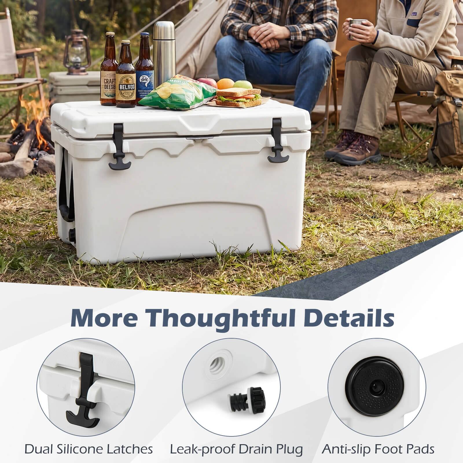 CRAFT DESSERT BELFROST

More Thoughtful Details

Dual Silicone Latches  
Leak-proof Drain Plug  
Anti-slip Foot Pads