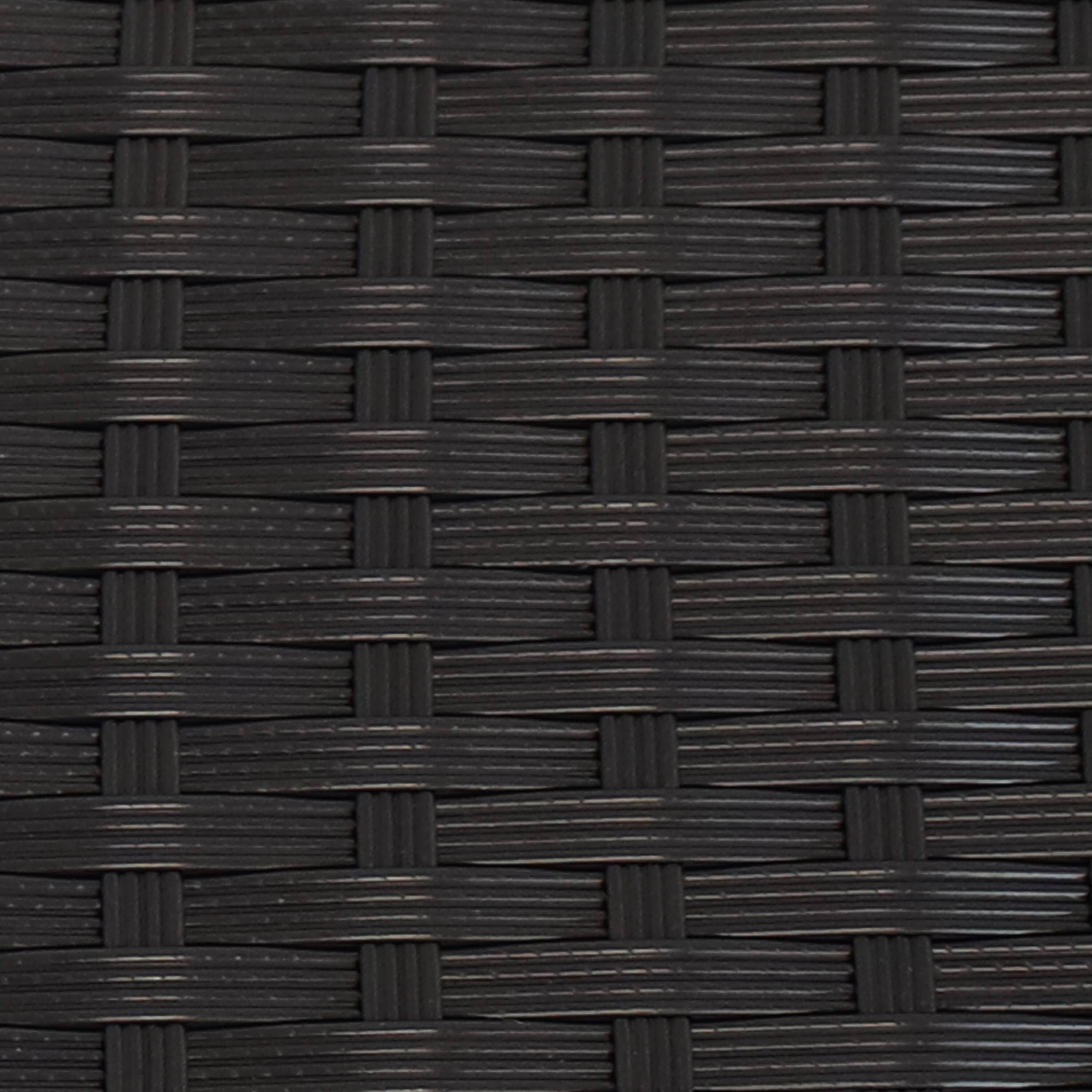 Alt View 9. Sunnydaze - Resin Wicker Indoor/Outdoor Storage Deck Box with Handles - Black.