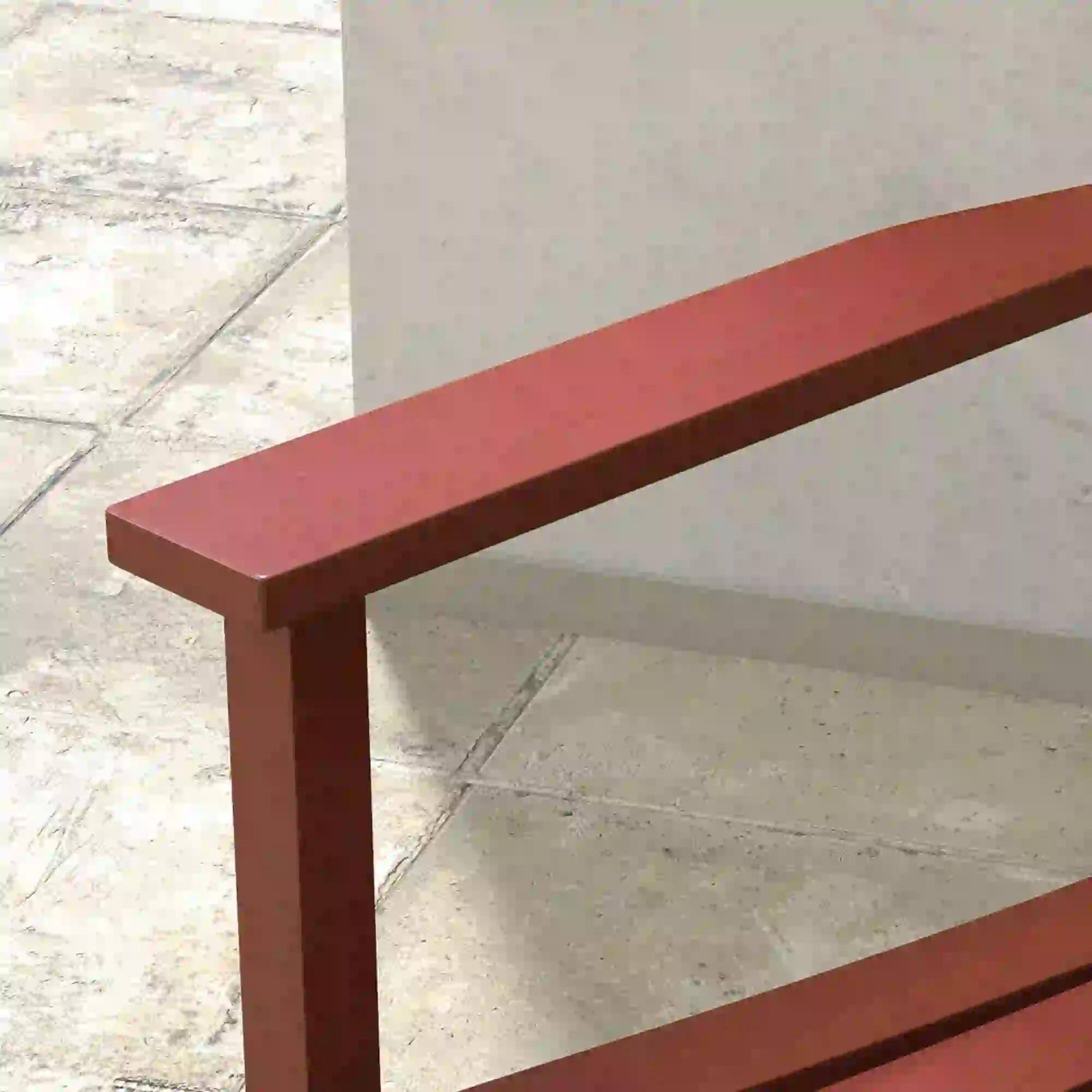 Back. Resenkos - Resenkos Outdoor Rocking Chairs Set, Patio Wooden Rockers, Smooth Curved Design, Lawn & Garden Seating, Wine Red - Wine Red.