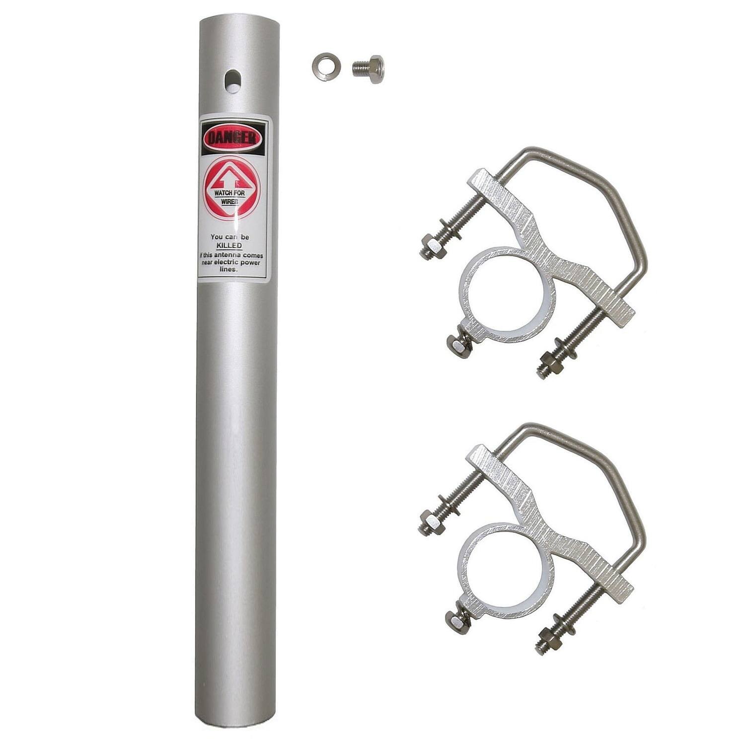 DANGER  
WATCH FOR  
WIRE!  

You can be KILLED if antenna comes near electric power lines.