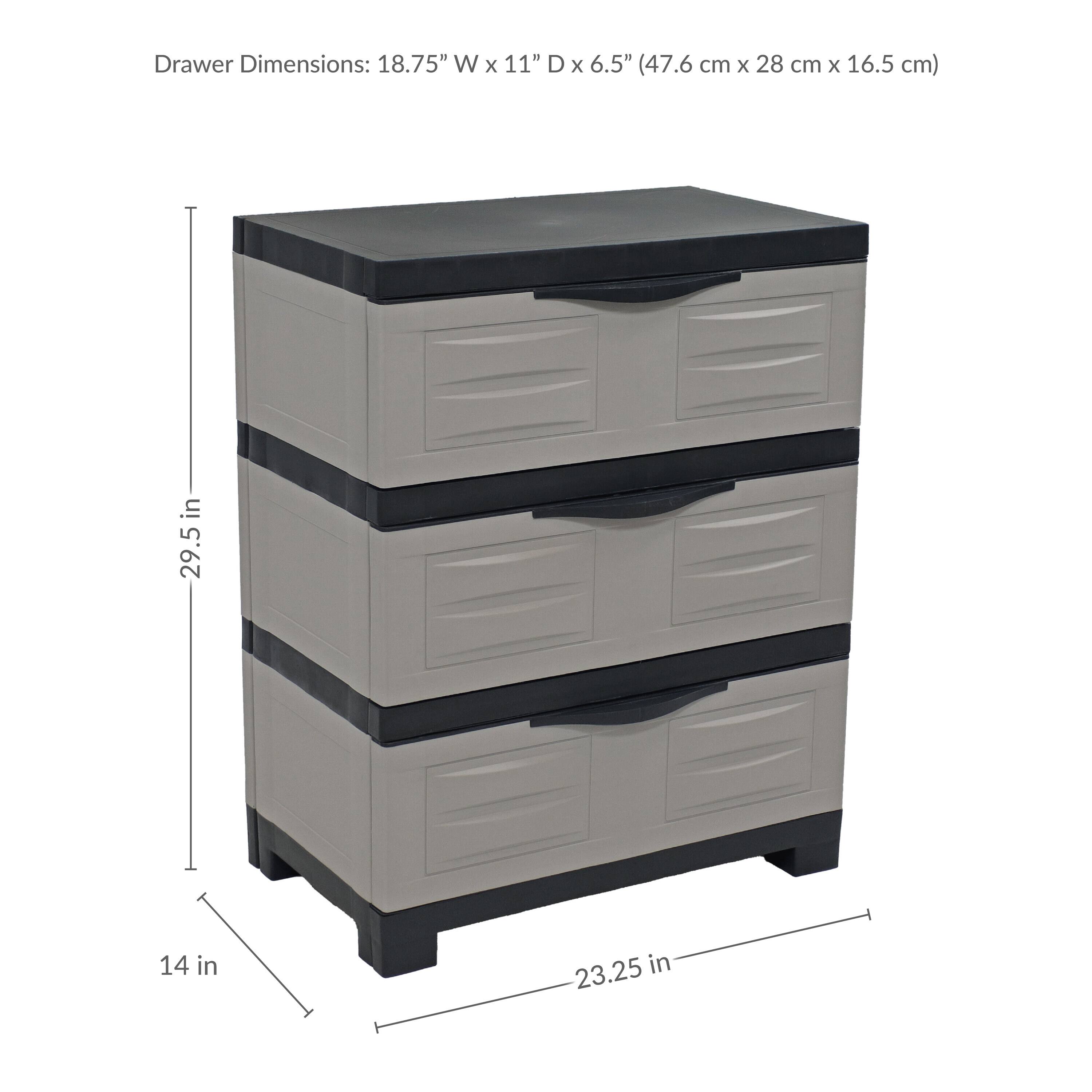 Drawer Dimensions: 18.75" W x 11" D x 6.5" (47.6 cm x 28 cm x 16.5 cm)

29.5 in

14 in

23.25 in