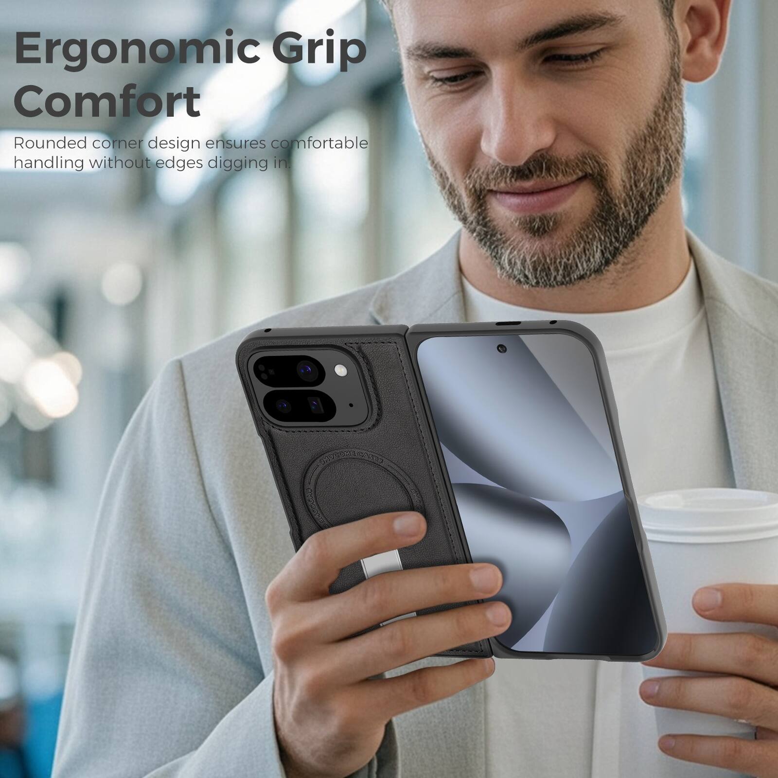 Ergonomic Grip Comfort

Rounded corner design ensures comfortable handling without edges digging in.