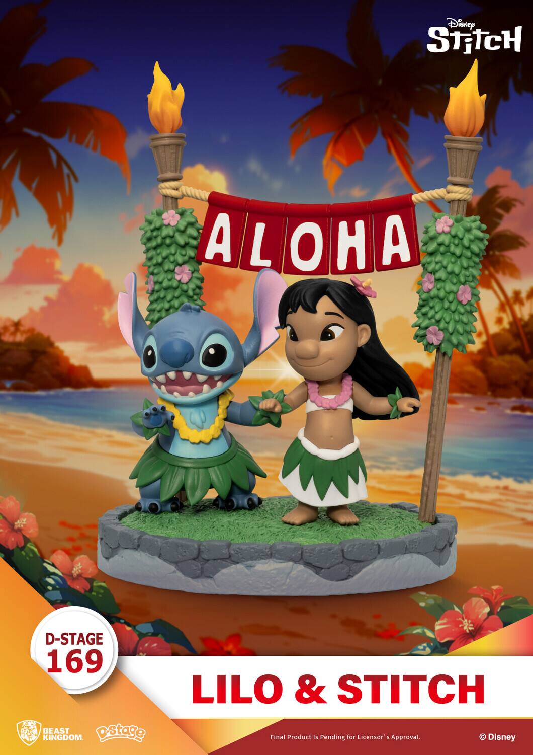 Disney STITCH ALOHA O H A D-STAGE 169 BEAST KINGDOM. LILO & STITCH Final Product is Pending for Licensor's Approval. Disney

D-STAGE 169

Lilo & Stitch

Final Product is Pending for Licensor's Approval.

© Disney