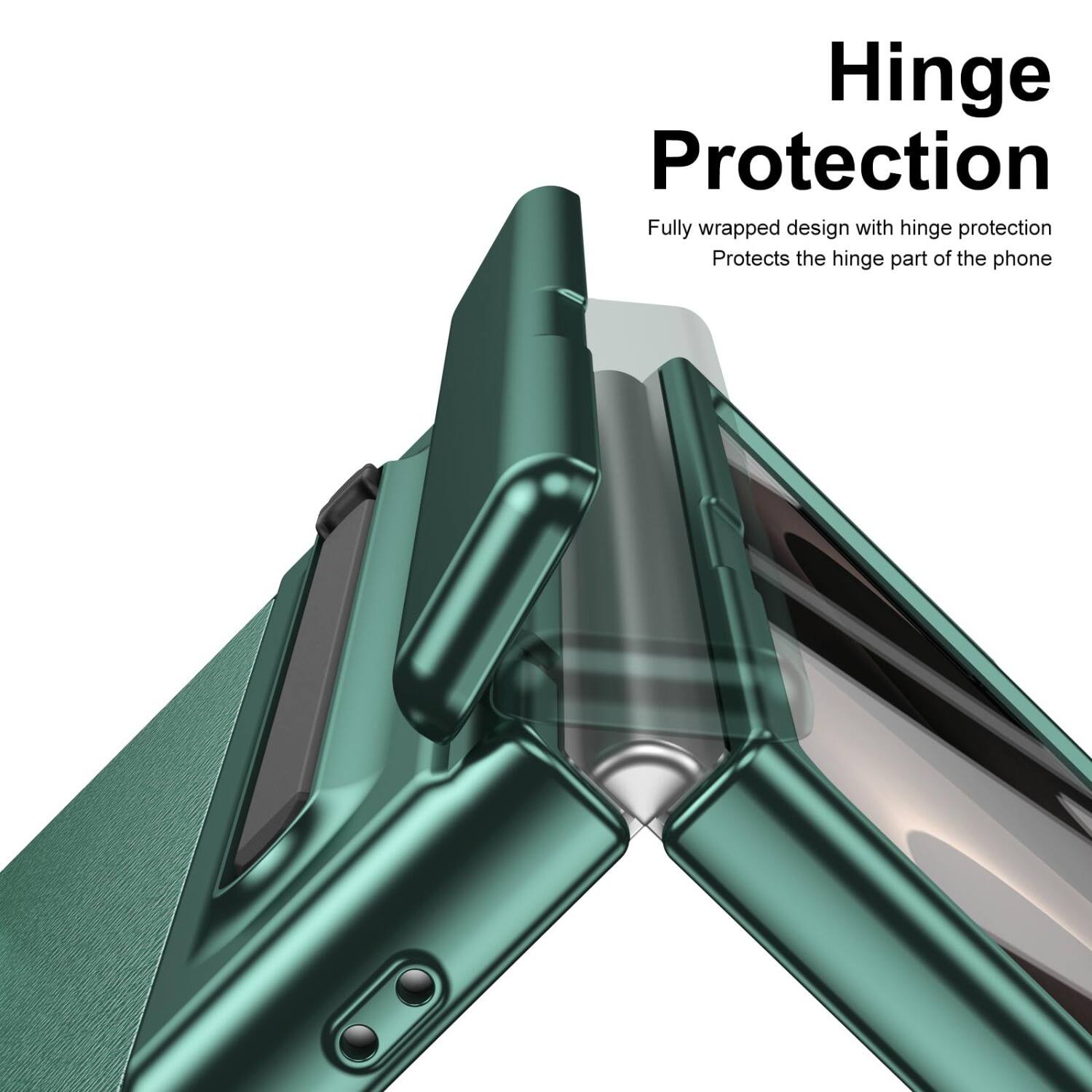 Hinge Protection

Fully wrapped design with hinge protection
Protects the hinge part of the phone