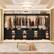 Angle. Aheaplus - 10FT Large Closet System 4-Piece Set with 12 Drawers, 118'' Walk-in Closet Organizer with Hanging Rods for Closet - Black.