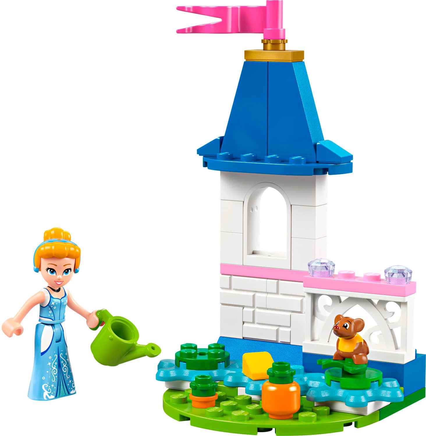 Angle. LEGO - ǀ Disney Cinderella's Mini Garden Castle Building Toy 30695.