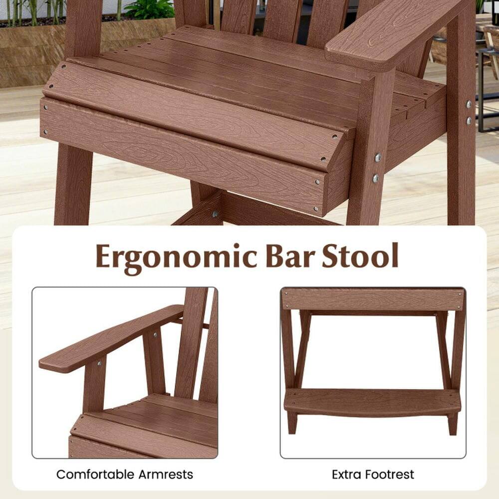 Ergonomic Bar Stool

Comfortable Armrests

Extra Footrest