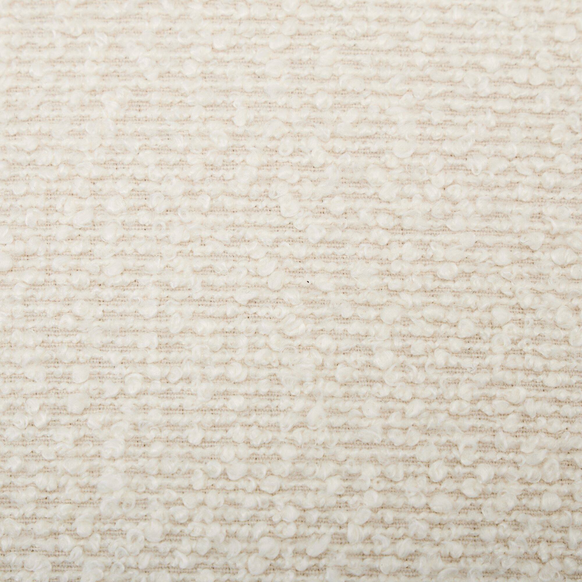 Alt View 5. GOODSILO - Mid-Century Modern Upholstered Dining Chairs with Curved Wood Trim and Sculpted Legs, Set of Two in Neutral Beige Fabric - Beige.