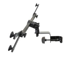 Gator Frameworks - Universal Tablet Clamping Mount with 2-Point System and Multi-Surface Desktop Attachment - Black