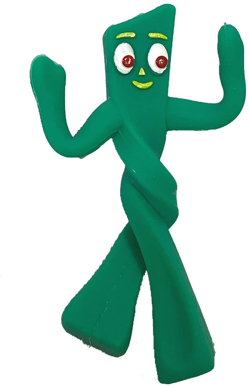 Alt View 10. Super Impulse - Worlds Smallest Gumby & Pokey Bendy Figures - Green.