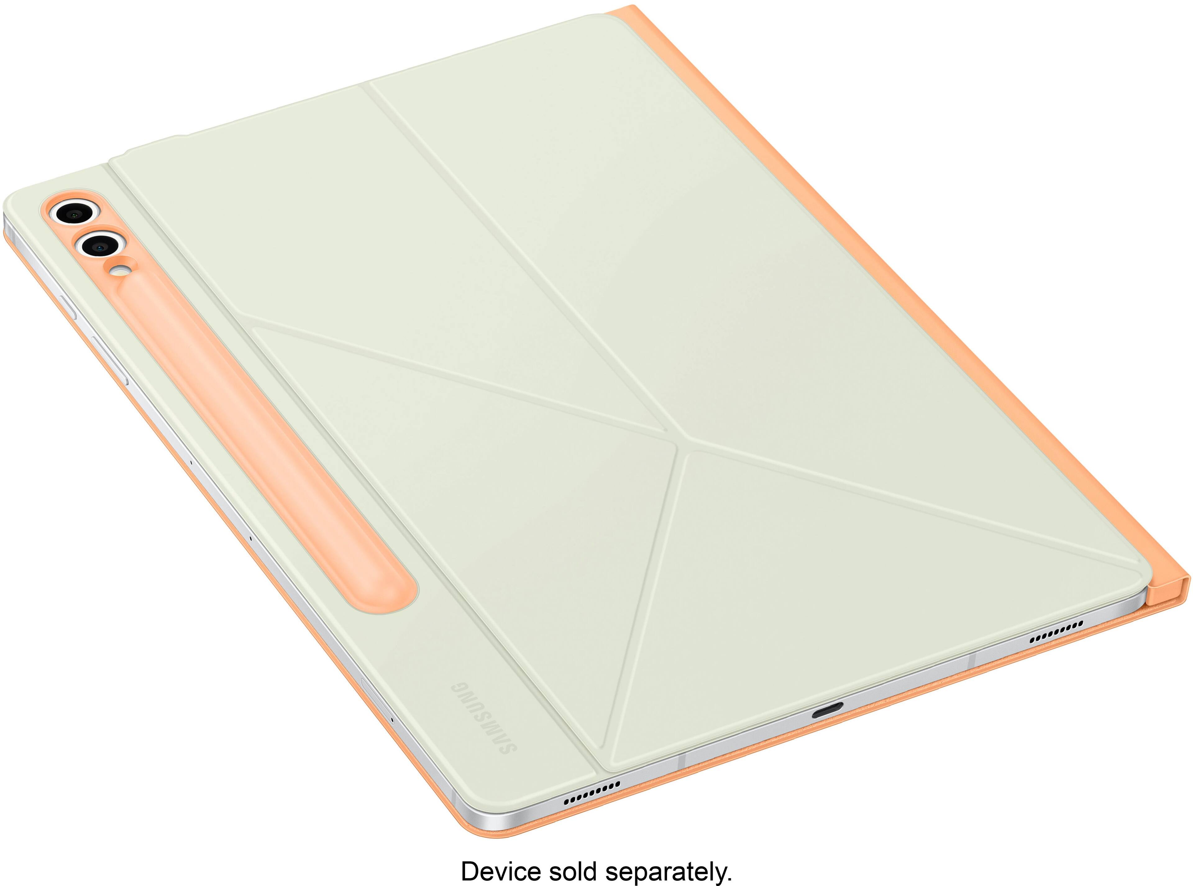 SAMSUNG 10.1" Tablet PC with Keyboard - White and Orange - Device sold separately.