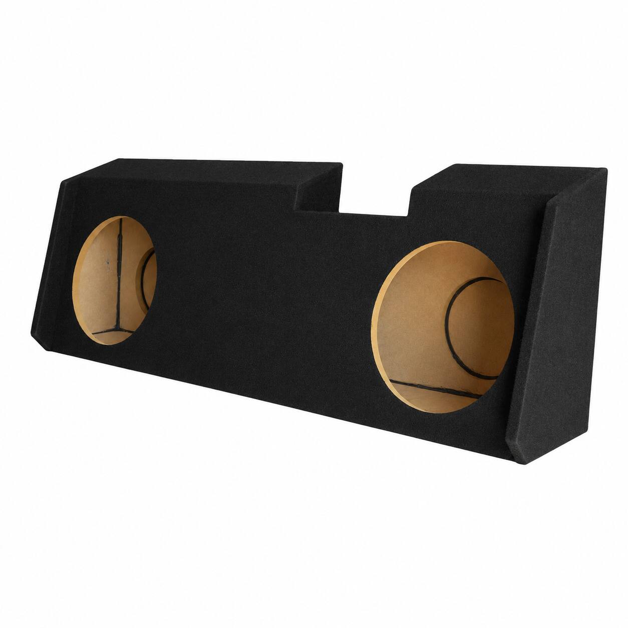 Alt View 7. SoundBox - SoundBox LCE-GC028/12D, Chevy Silverado / GMC Sierra Double Cab / Crew Dual 12 Subwoofer Enclosure, 2019-2025.