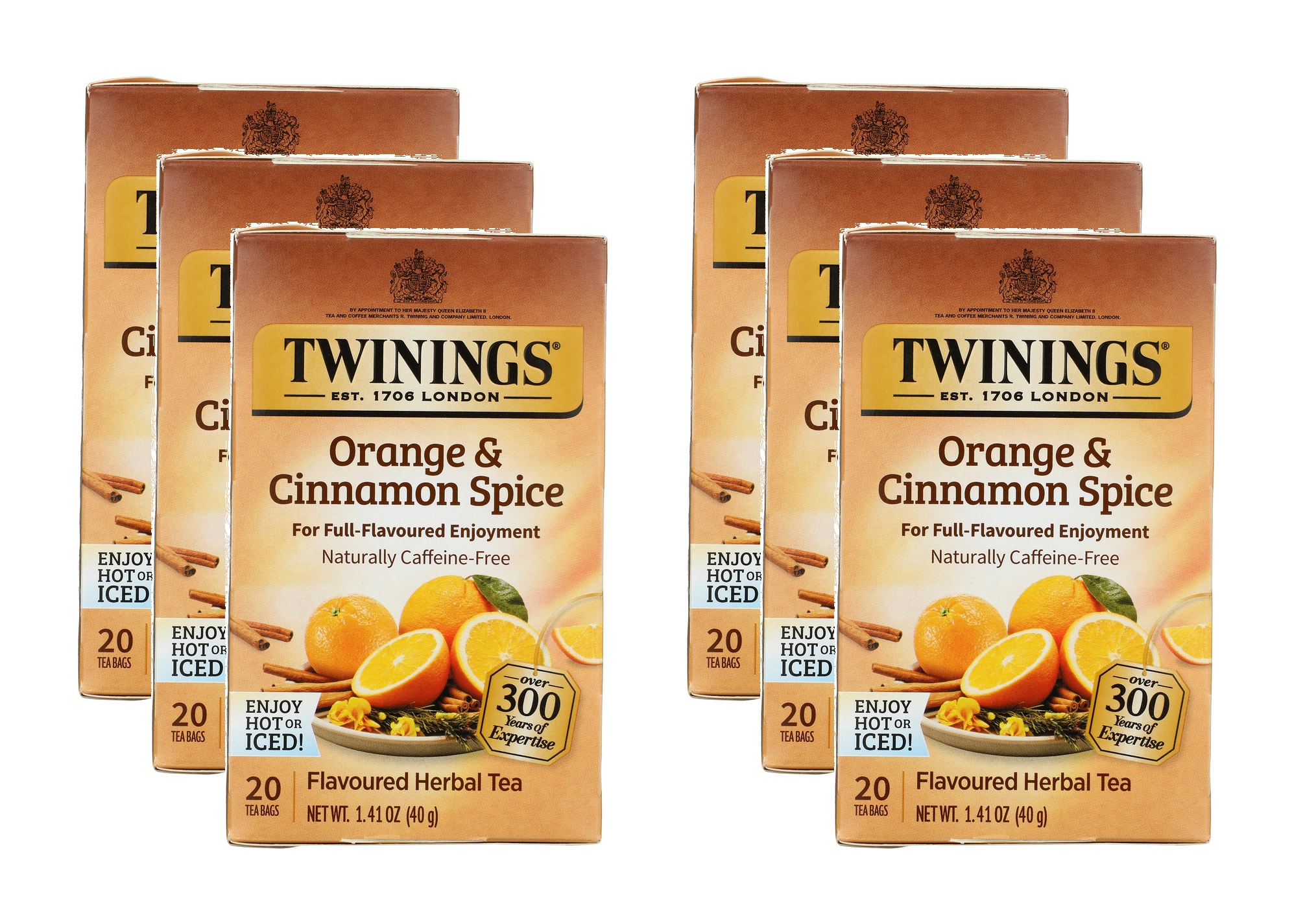Twinings - Twining Tea Tea Herbal Orange Cinnamon Spice - Pack of 6 - 20 bags price history on PriceWatchPro