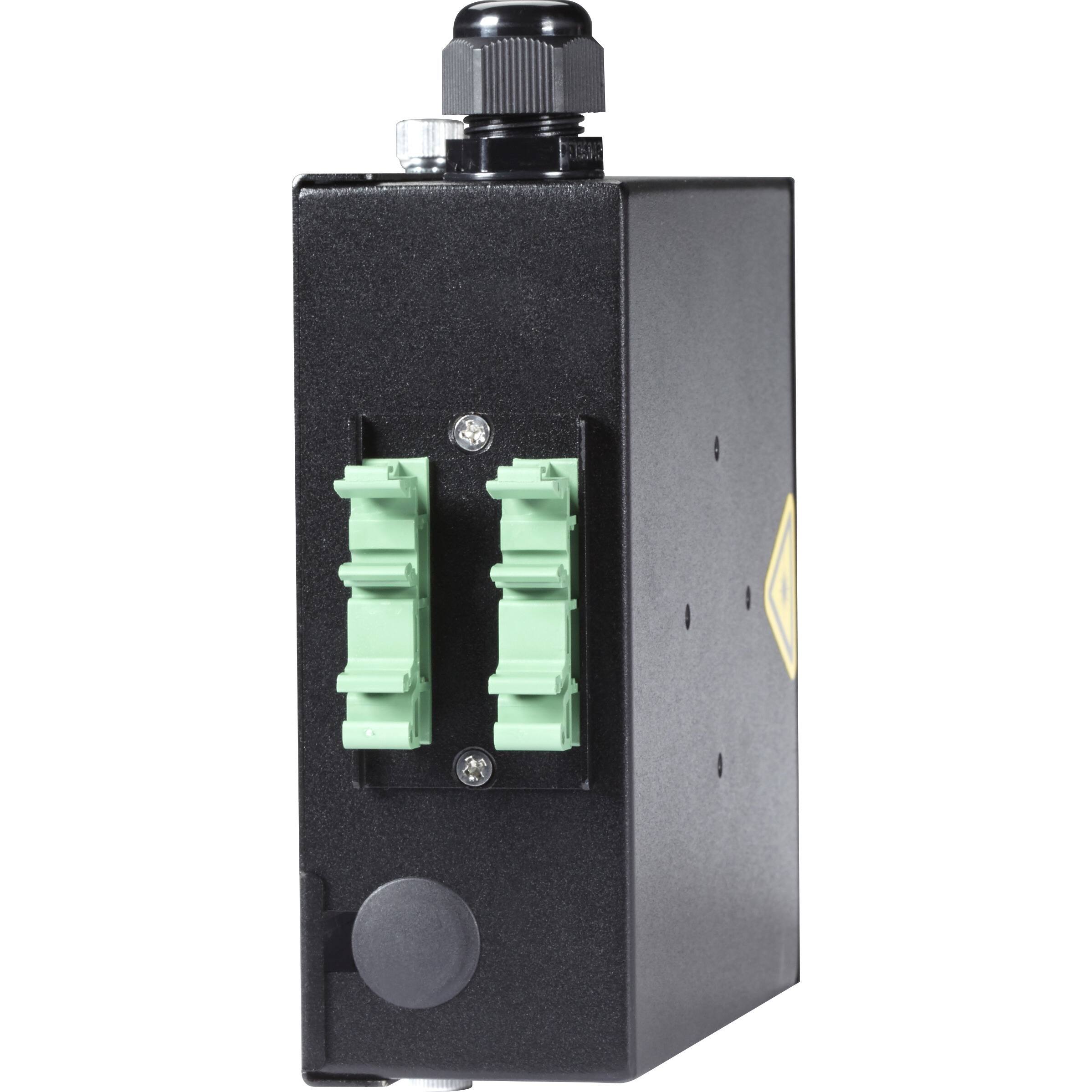 Alt View 1. Black Box Network Services - DIN Rail Mini Fiber Enclosure JPM398A.