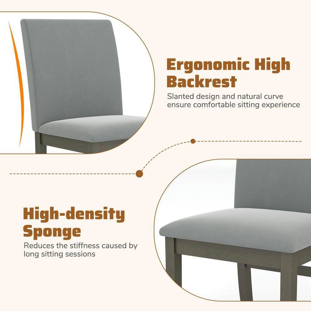 Ergonomic High Backrest  
Slanted design and natural curve ensure comfortable sitting experience  

High-density Sponge  
Reduces the stiffness caused by long sitting sessions