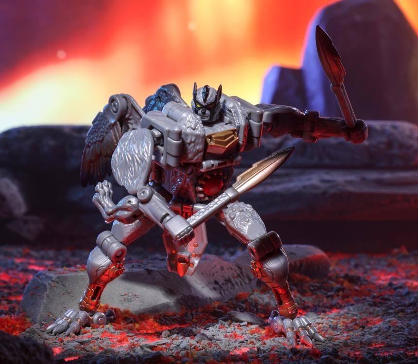 Alt View 6. Transformers - Beast Wars Universe Silverbolt Voyager Class | Transformers: Legacy United.
