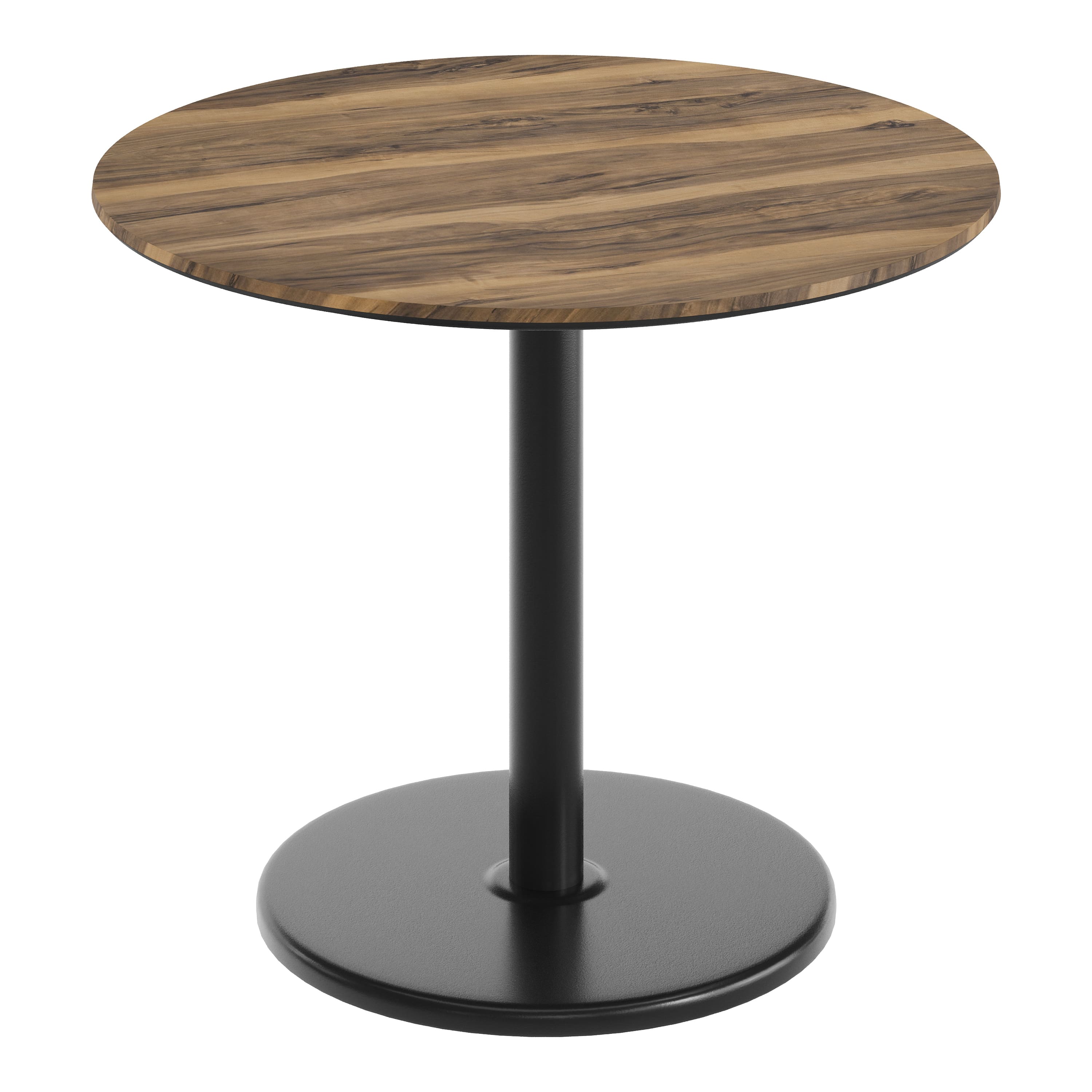 Emma + Oliver - PureShield Tabletop with Seam-Free Surface Innovation and Table Height Round Base - Natural/Black Base price history on PriceWatchPro
