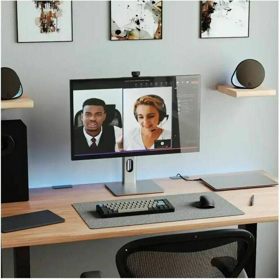 Alt View 3. Alogic - Alogic 27"-inch Touch Screen 4K Ultra HD USB-C Hub monitor with Power Delivery and Web Cam - 27-inch 4K touchscreen - Black.