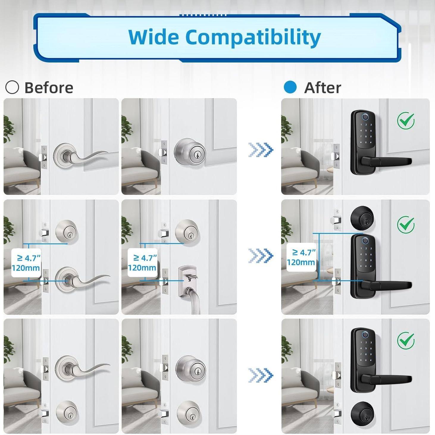 Wide Compatibility

Before

After

≥ 4.7" 120mm

≥ 4.7" 120mm