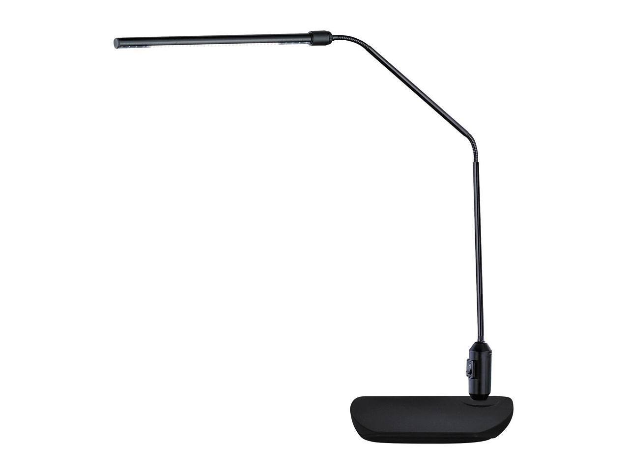 Alt View 10. Alera - Alera LED Desk Lamp With Interchangeable Base/Clamp 5.13"wx21.75"dx21.75"h Blk.