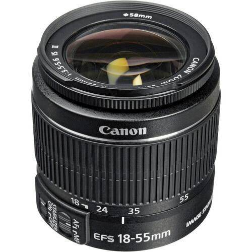 Canon - EF-S 18-55mm f/3.5-5.6 IS II SLR Lens (White Box)