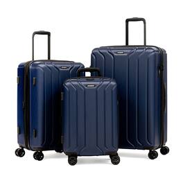 Nonstop - New York 3 Piece Set (20" 24" 28") 4-Wheel Luggage Set + 3 packing cubes - Navy
