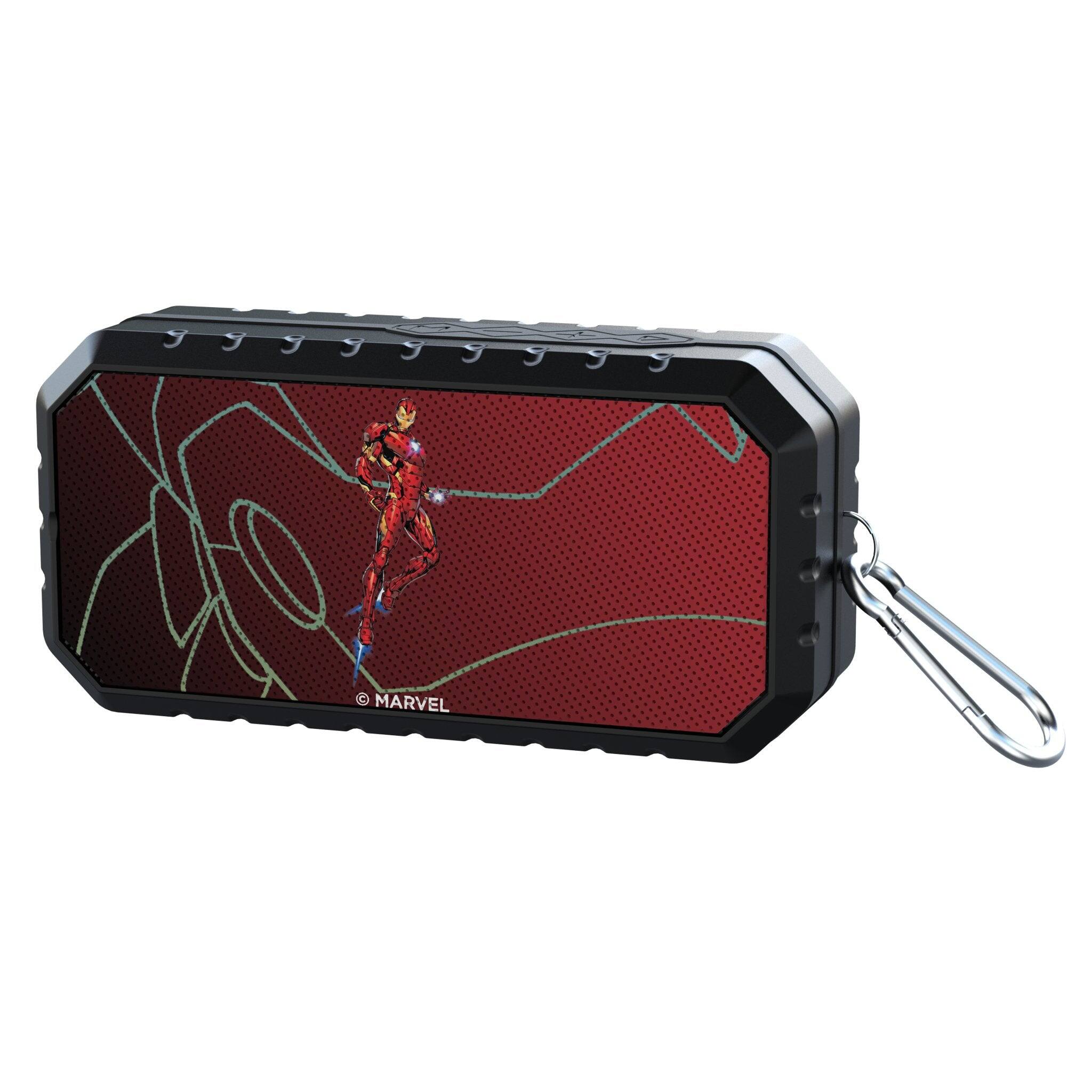 Angle. Keyscaper - Marvel MechLine Bluetooth Speaker - Iron Man.